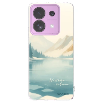 Picasee silikonska prozirna maskica za Xiaomi Redmi Note 13 Pro 5G - NOTHERN SILENCE