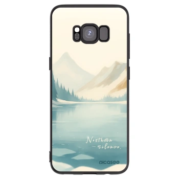 Picasee crna silikonska maskica za Samsung Galaxy S8 G950F - NOTHERN SILENCE