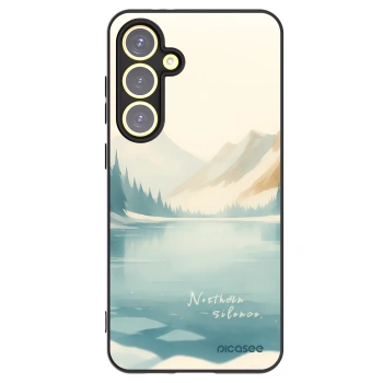 Picasee crna silikonska maskica za Samsung Galaxy S24 FE S721B - NOTHERN SILENCE