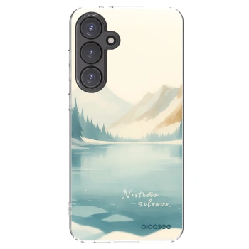 Picasee silikonska prozirna maskica za Samsung Galaxy S24 FE S721B - NOTHERN SILENCE
