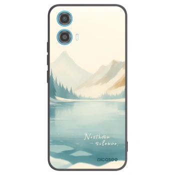 Picasee crna silikonska maskica za Motorola Moto G34 5G - NOTHERN SILENCE