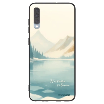 Picasee crna silikonska maskica za Samsung Galaxy A70 A705F - NOTHERN SILENCE