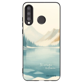 Picasee crna silikonska maskica za Huawei P30 Lite - NOTHERN SILENCE