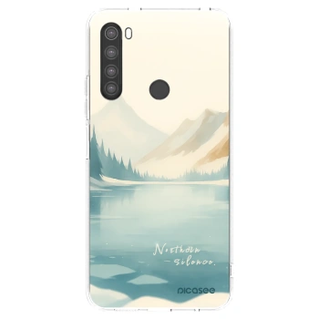 Picasee silikonska prozirna maskica za Xiaomi Redmi Note 8 - NOTHERN SILENCE