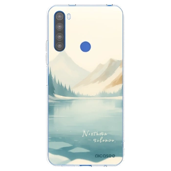 Picasee silikonska prozirna maskica za Xiaomi Redmi Note 8T - NOTHERN SILENCE