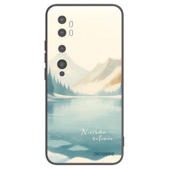 Picasee crna silikonska maskica za Xiaomi Mi Note 10 (Pro) - NOTHERN SILENCE
