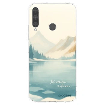 Picasee silikonska prozirna maskica za Huawei P40 Lite E - NOTHERN SILENCE