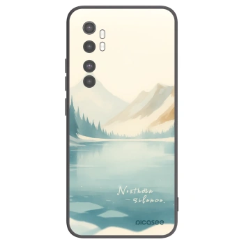 Picasee crna silikonska maskica za Xiaomi Mi Note 10 Lite - NOTHERN SILENCE