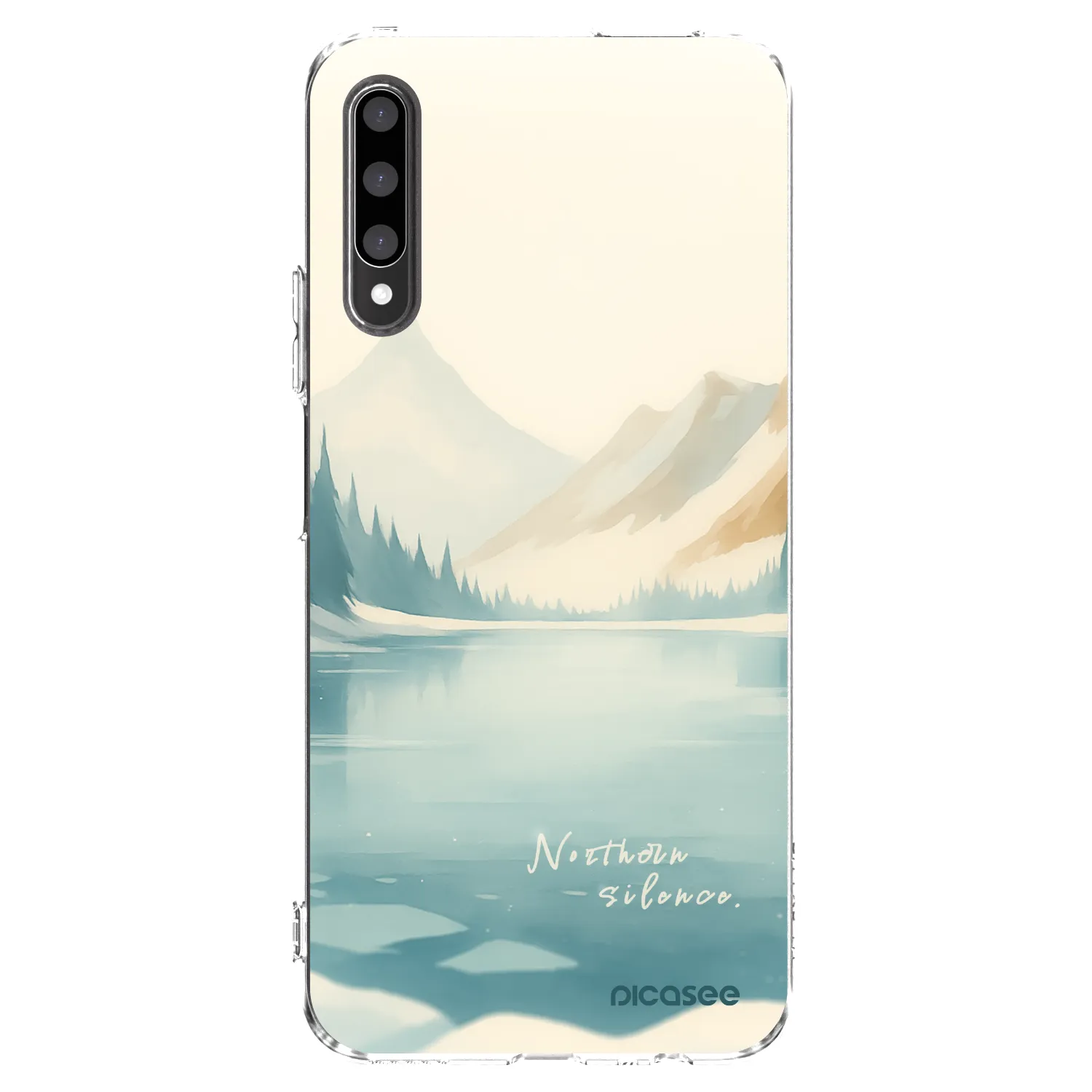Picasee silikonska prozirna maskica za Honor 9X Pro - NOTHERN SILENCE