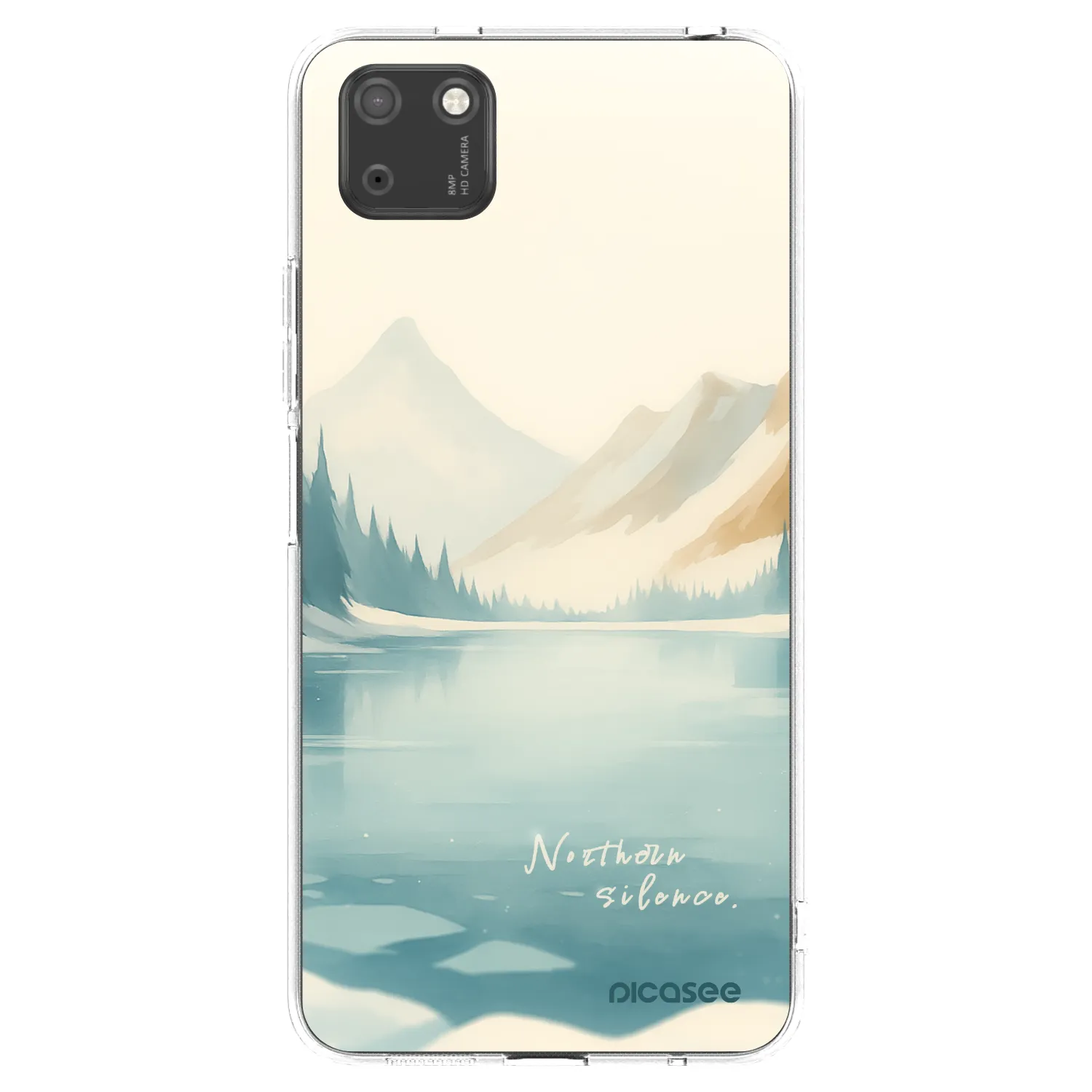 Picasee silikonska prozirna maskica za Huawei Y5P - NOTHERN SILENCE