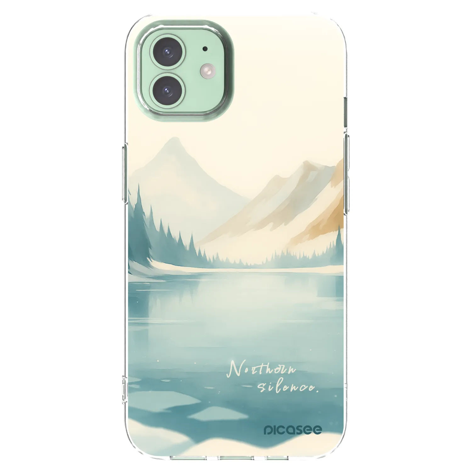 Picasee silikonska prozirna maskica za Apple iPhone 12 - NOTHERN SILENCE