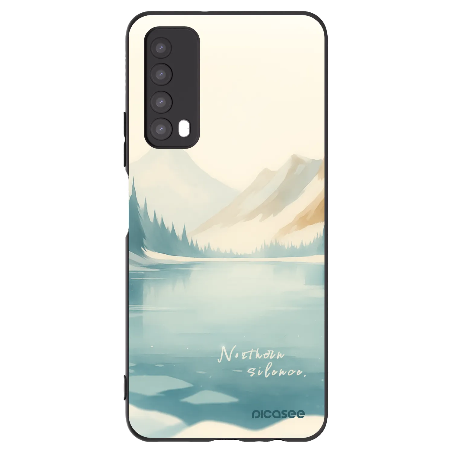 Picasee crna silikonska maskica za Huawei P Smart 2021 - NOTHERN SILENCE