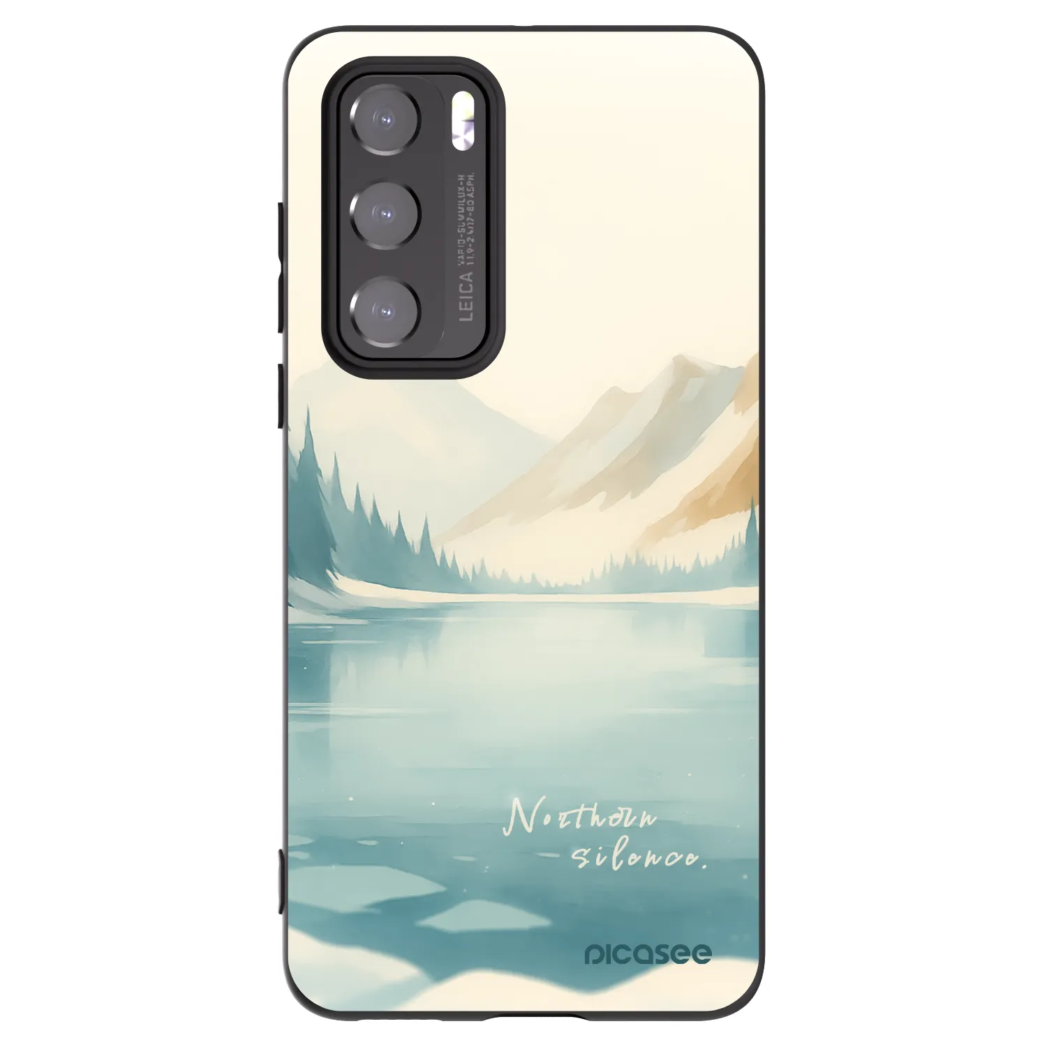 Picasee crna silikonska maskica za Huawei P40 - NOTHERN SILENCE