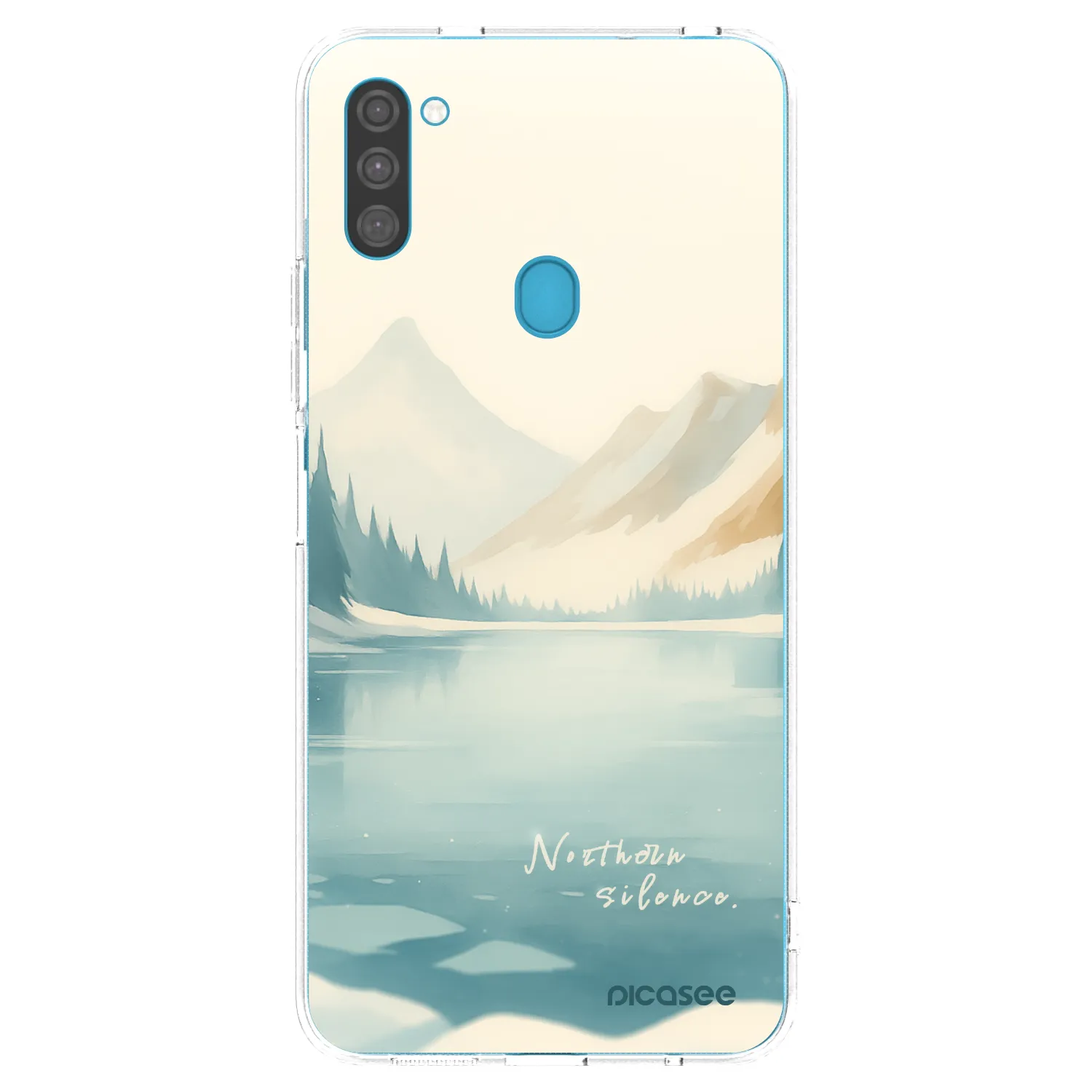 Picasee silikonska prozirna maskica za Samsung Galaxy M11 - NOTHERN SILENCE