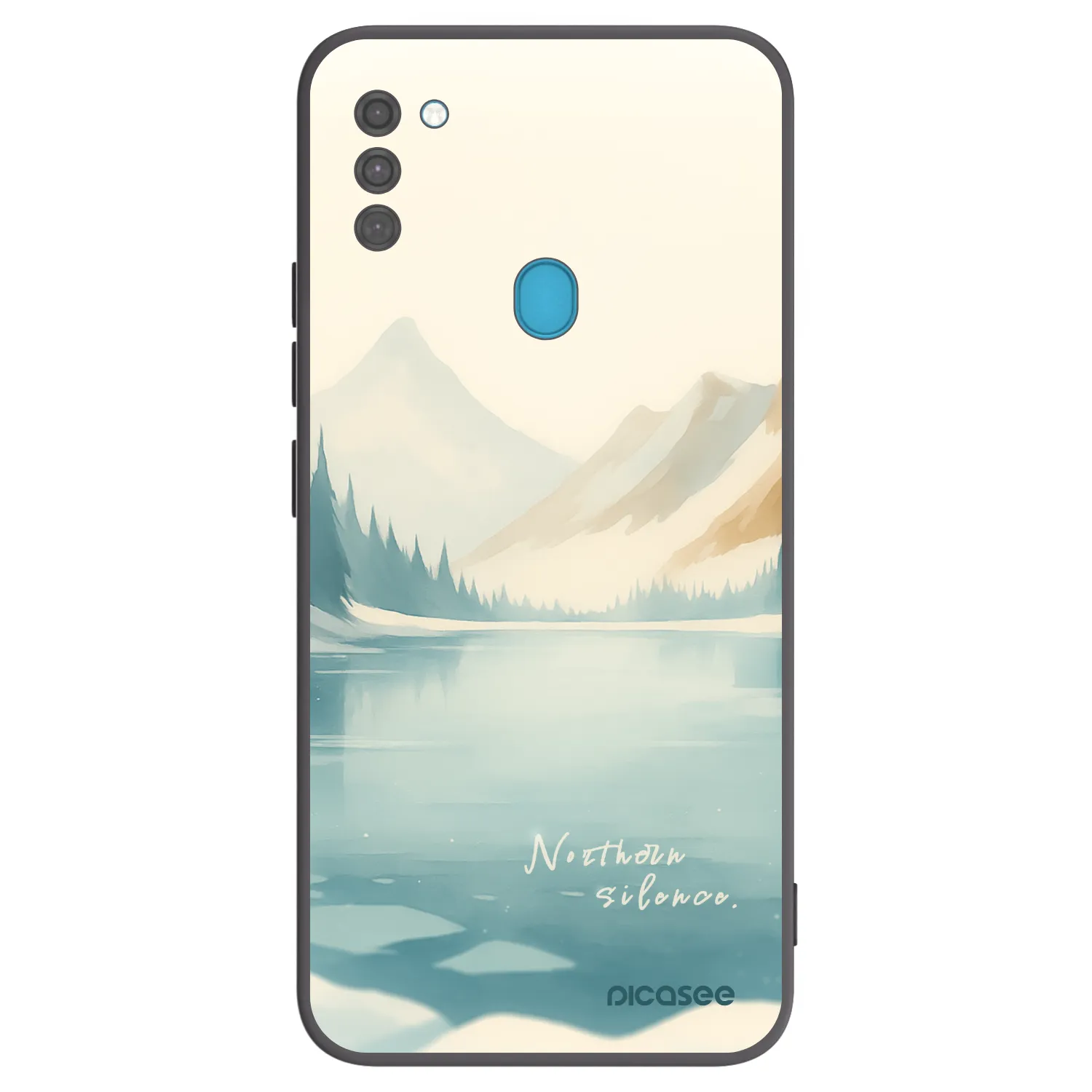 Picasee crna silikonska maskica za Samsung Galaxy M11 - NOTHERN SILENCE