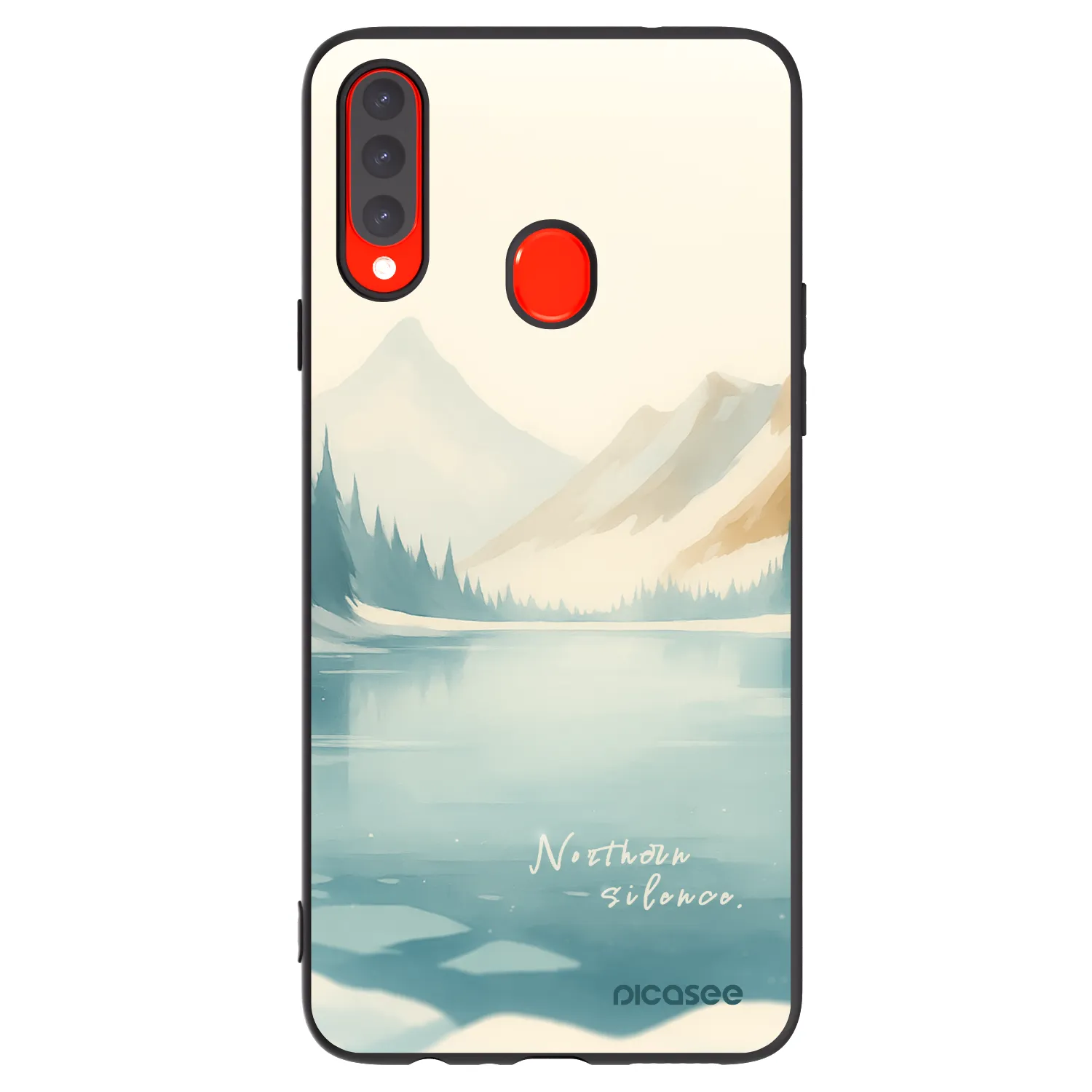 Picasee crna silikonska maskica za Samsung Galaxy A20s - NOTHERN SILENCE