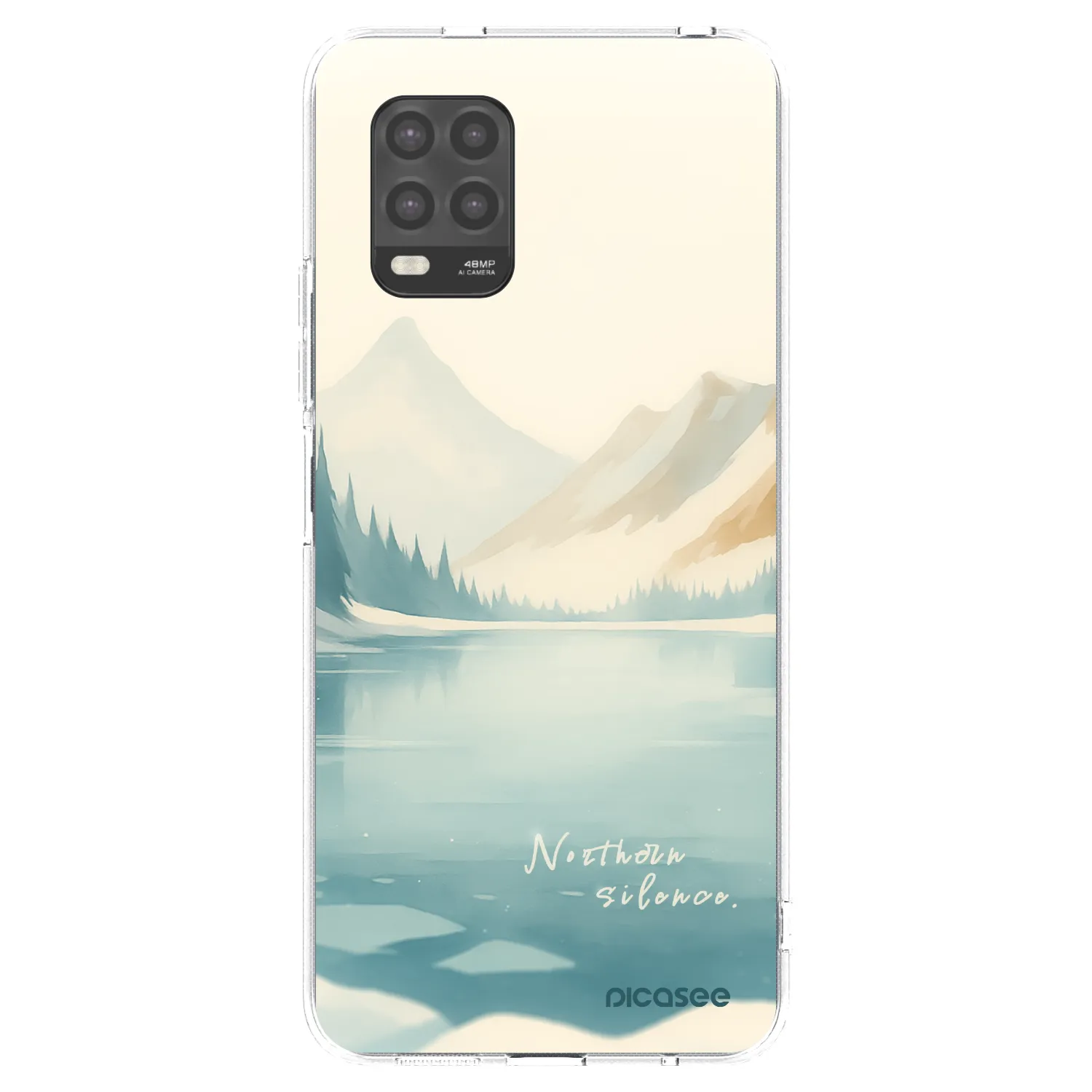Picasee silikonska prozirna maskica za Xiaomi Mi 10 Lite - NOTHERN SILENCE