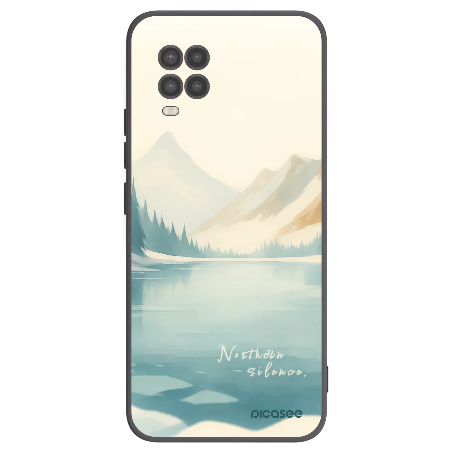 Picasee crna silikonska maskica za Xiaomi Mi 10 Lite - NOTHERN SILENCE