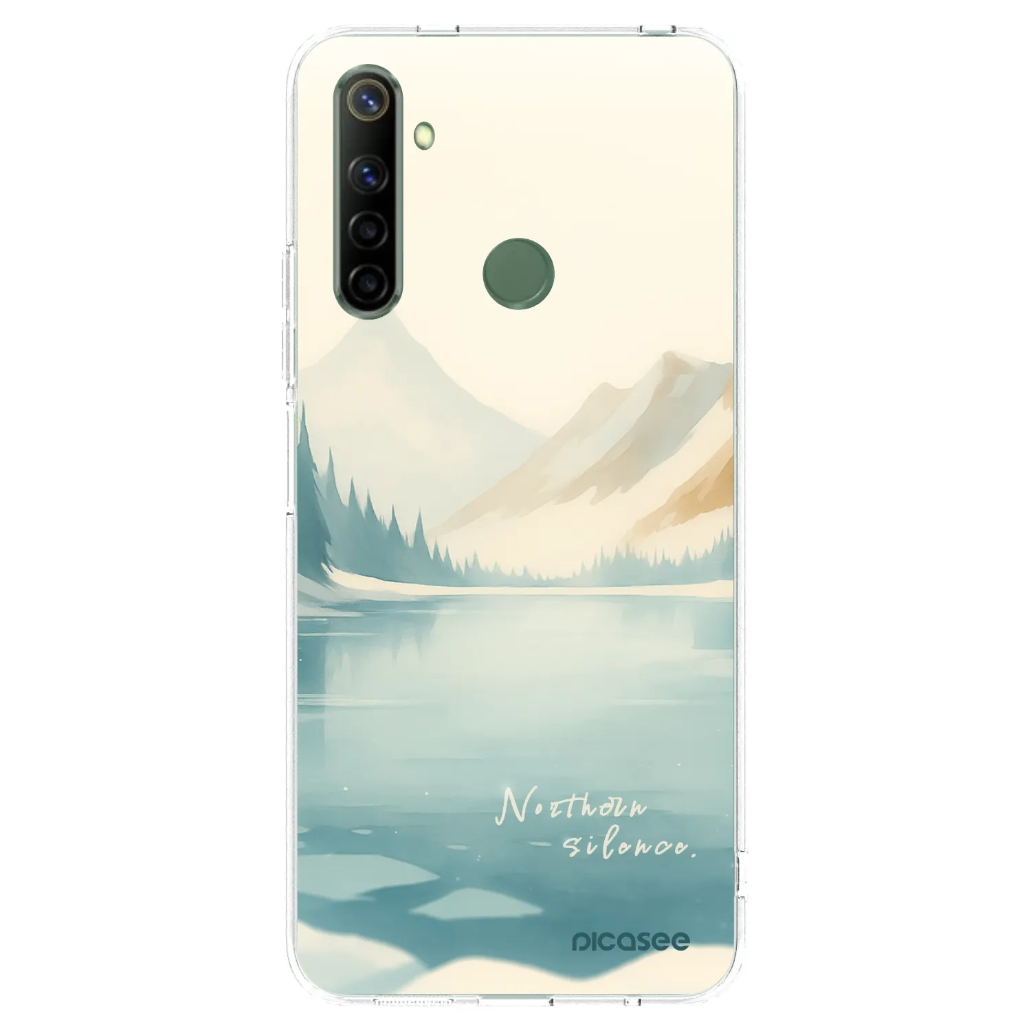 Picasee silikonska prozirna maskica za Realme 6i - NOTHERN SILENCE