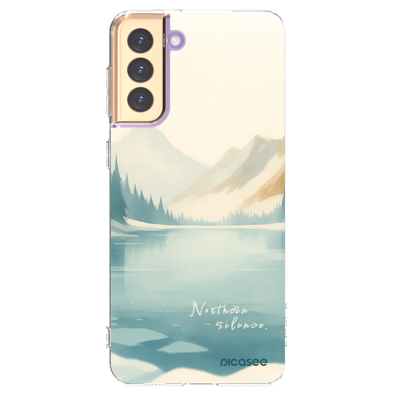 Picasee silikonska prozirna maskica za Samsung Galaxy S21+ 5G G996F - NOTHERN SILENCE