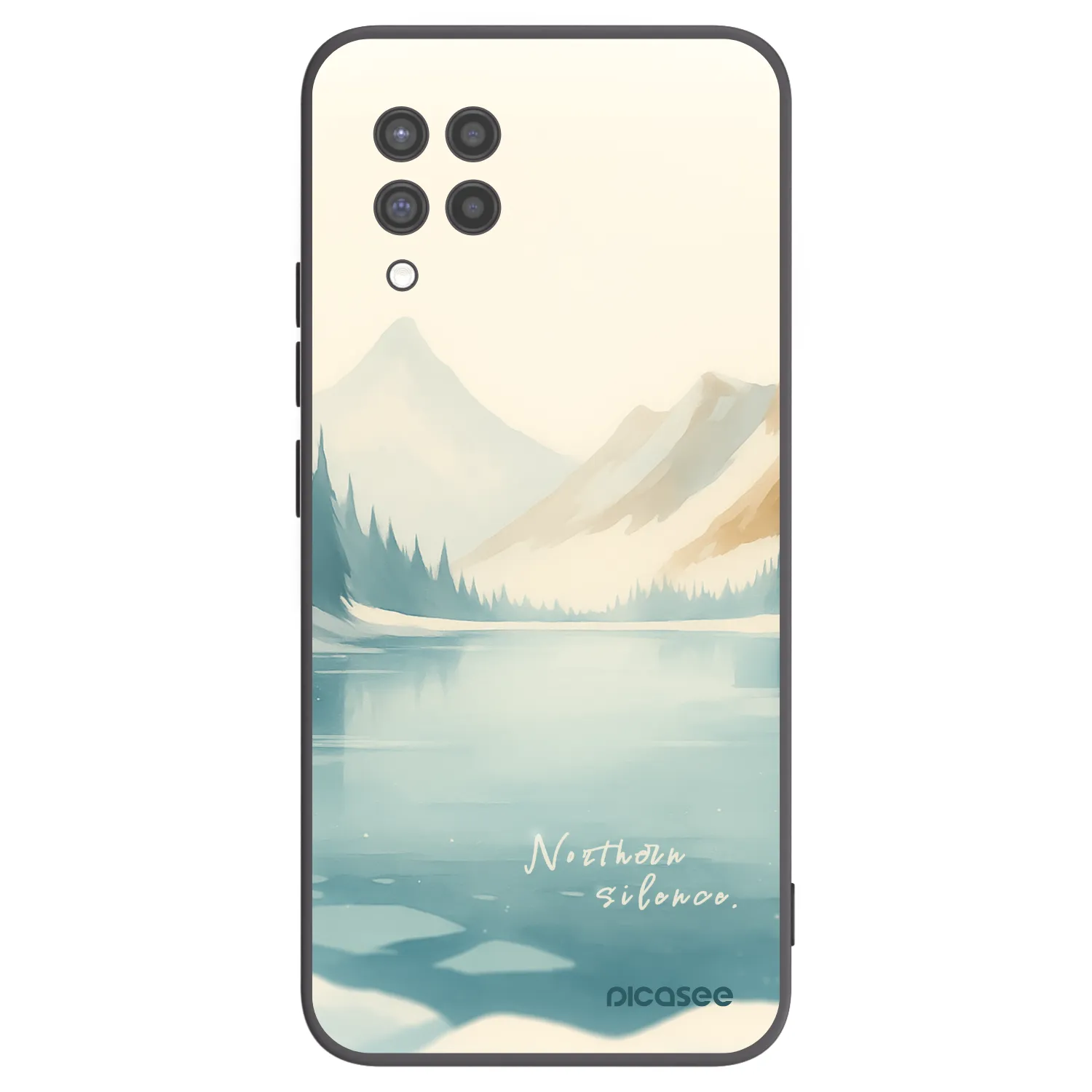 Picasee crna silikonska maskica za Samsung Galaxy A42 A426B - NOTHERN SILENCE