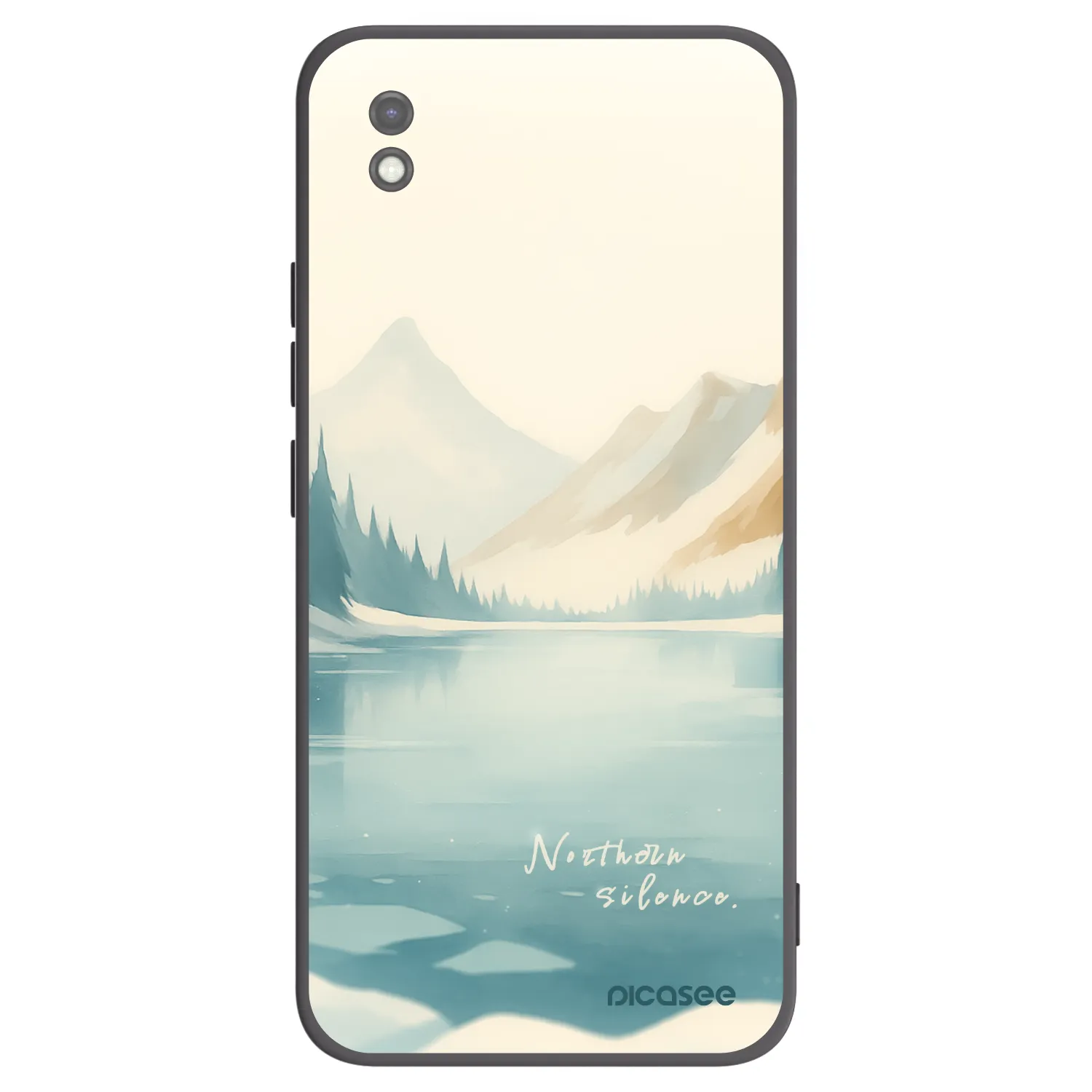 Picasee crna silikonska maskica za Xiaomi Redmi 9AT - NOTHERN SILENCE