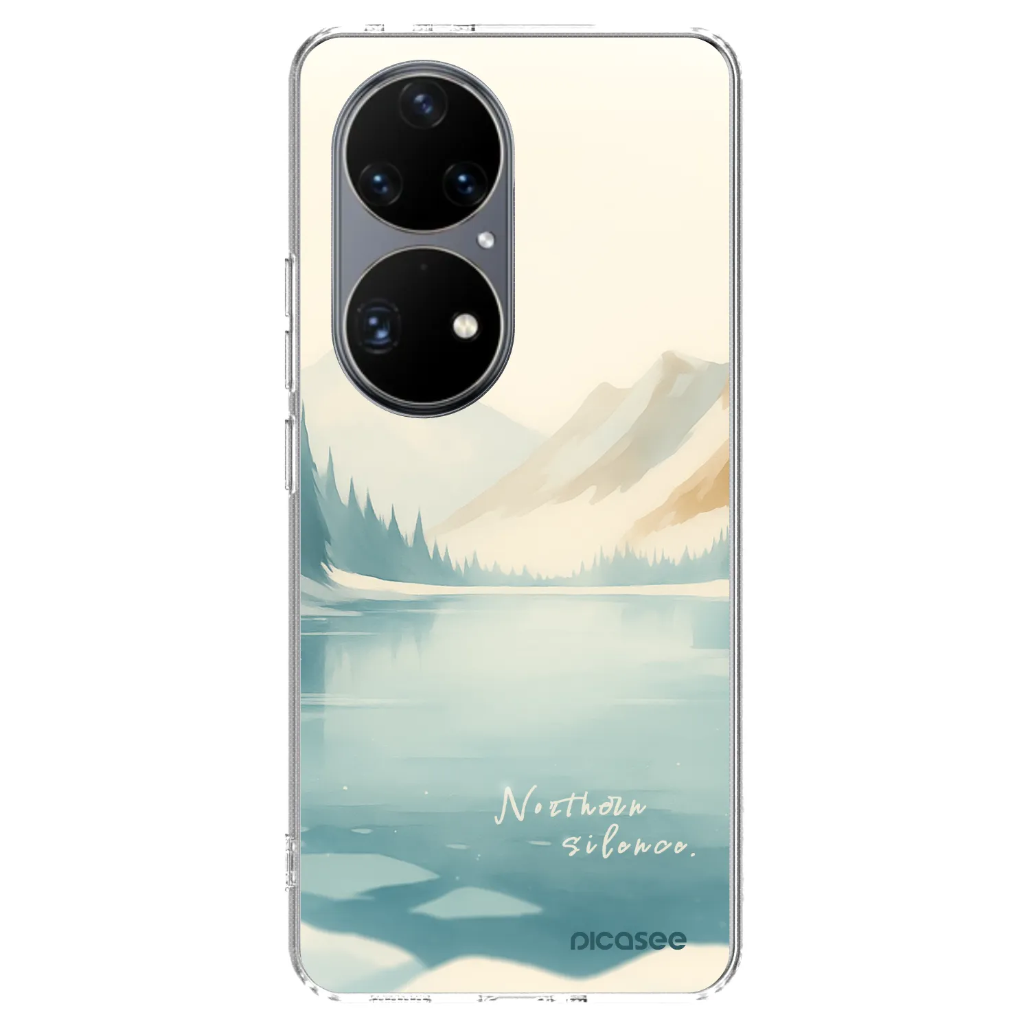 Picasee silikonska prozirna maskica za Huawei P50 - NOTHERN SILENCE