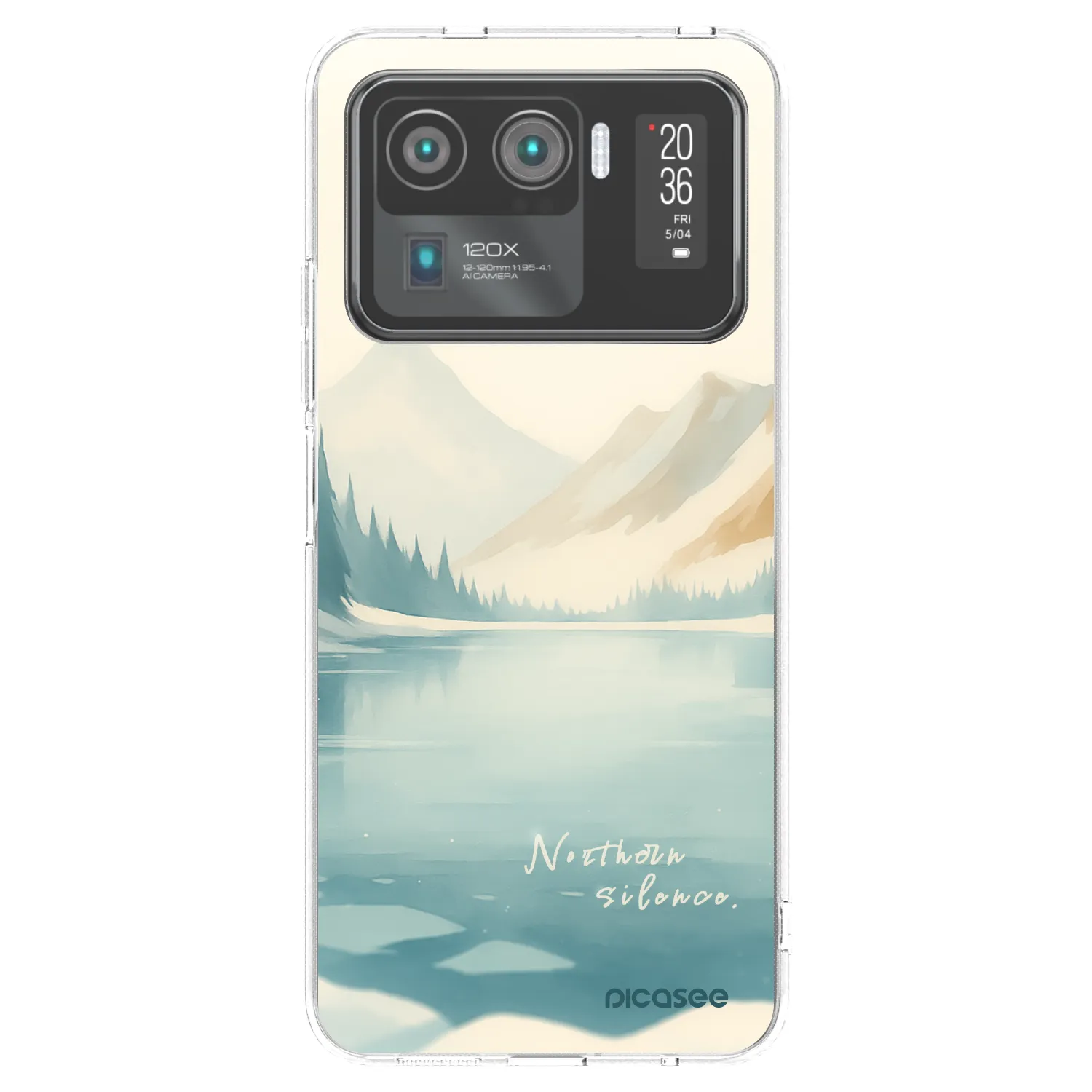 Picasee silikonska prozirna maskica za Xiaomi Mi 11 Ultra - NOTHERN SILENCE
