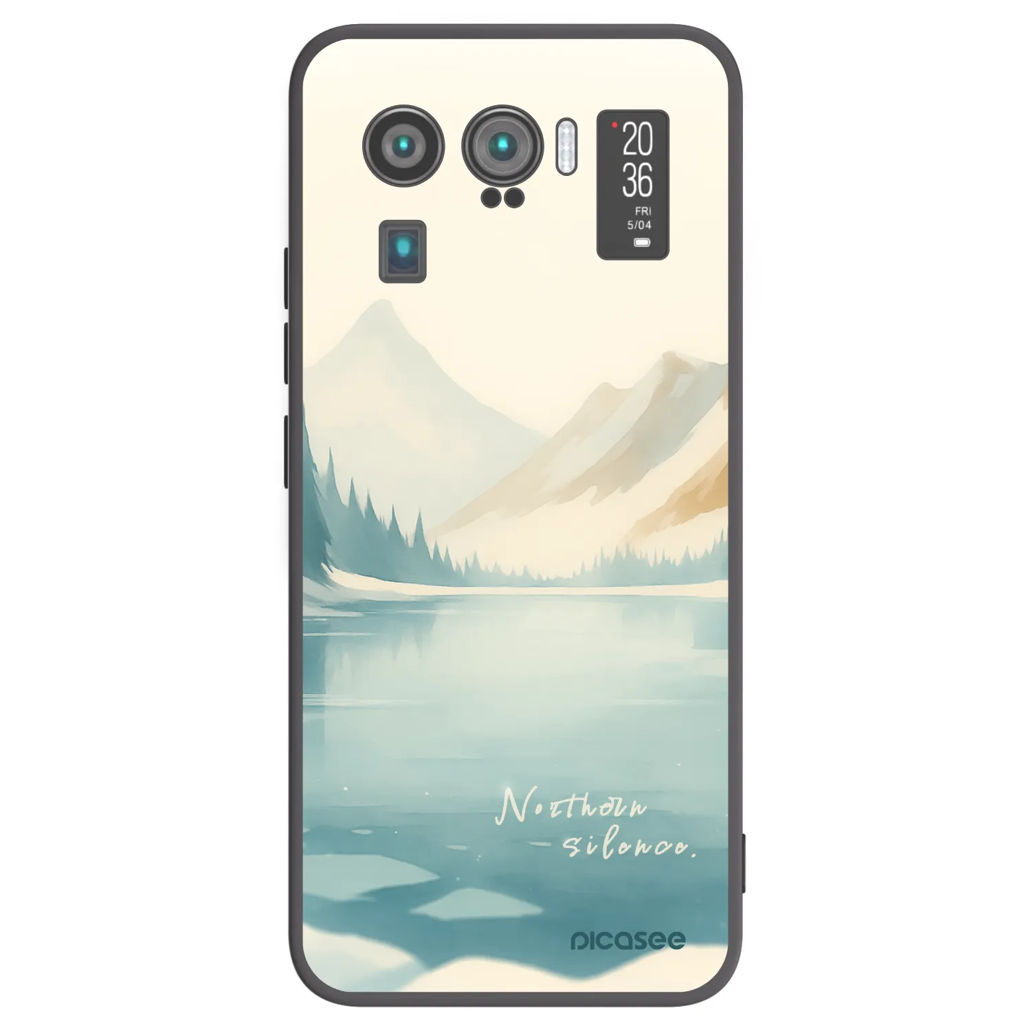 Picasee crna silikonska maskica za Xiaomi Mi 11 Ultra - NOTHERN SILENCE
