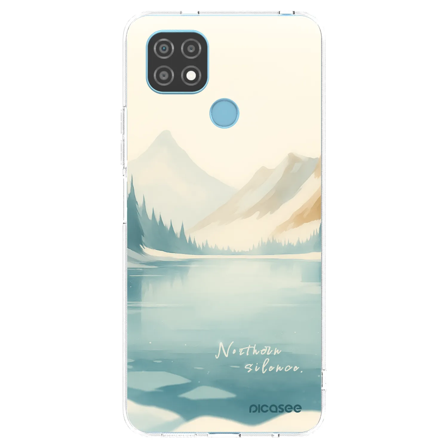Picasee silikonska prozirna maskica za Realme C21 - NOTHERN SILENCE