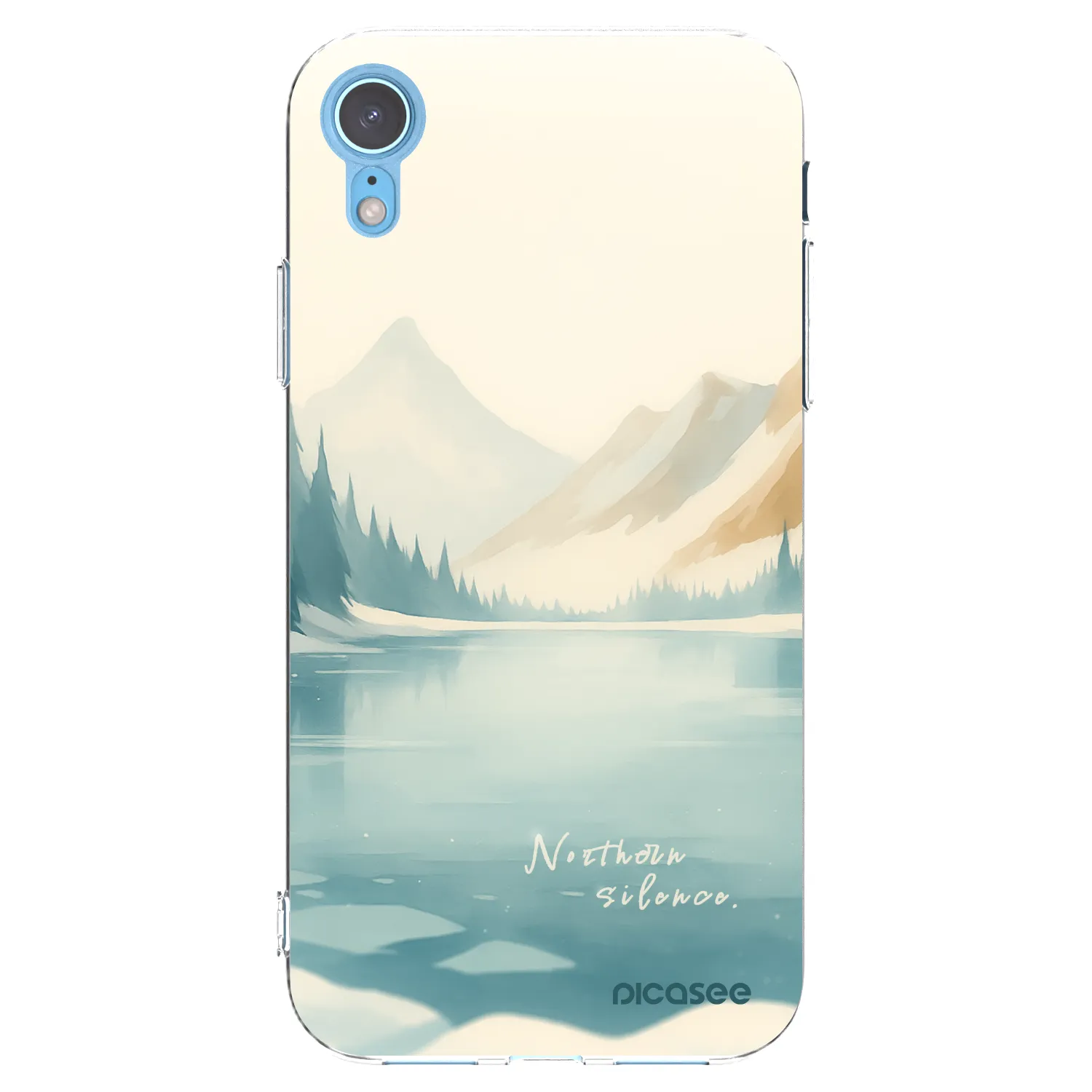 Picasee silikonska prozirna maskica za Apple iPhone XR - NOTHERN SILENCE