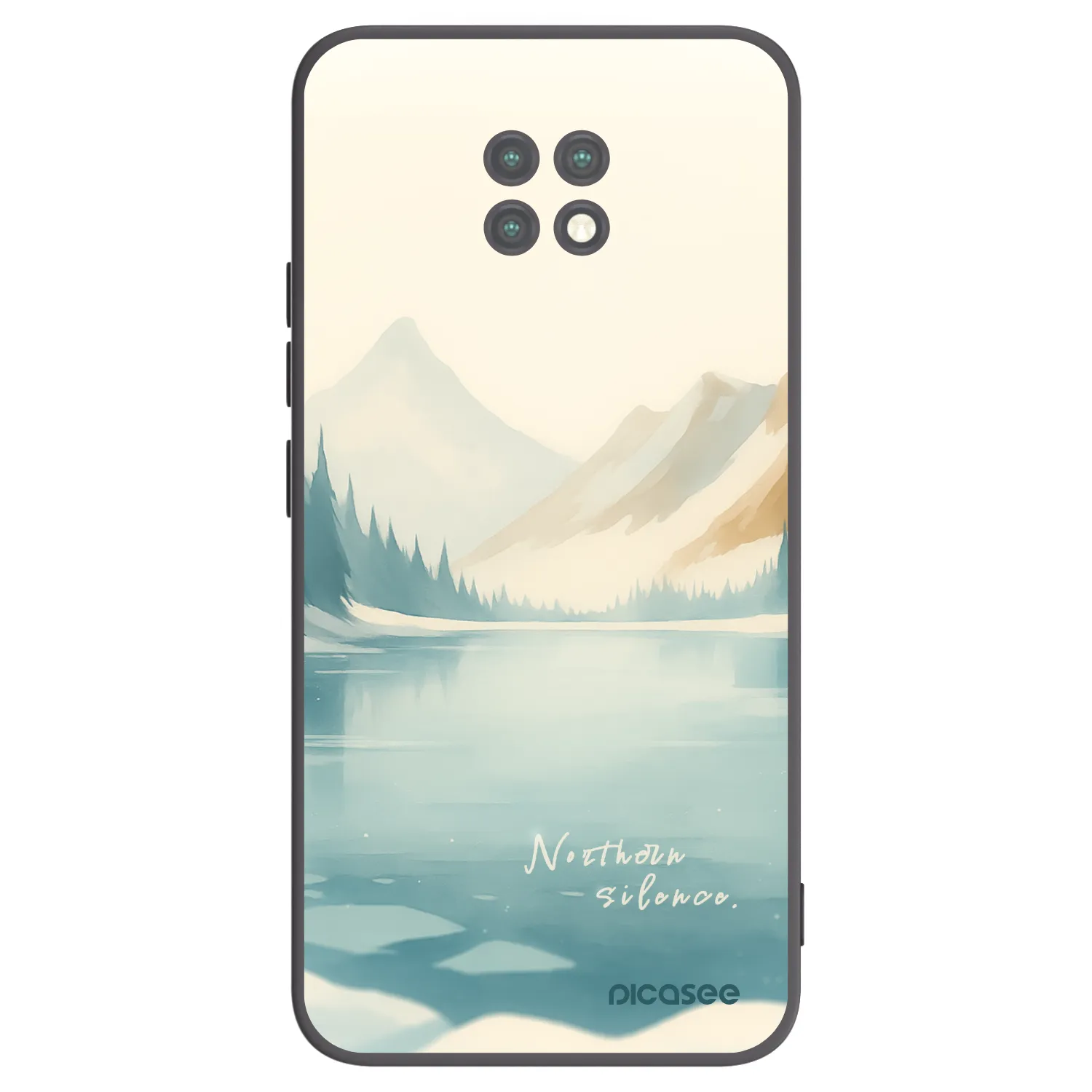 Picasee crna silikonska maskica za Xiaomi Redmi Note 9T - NOTHERN SILENCE