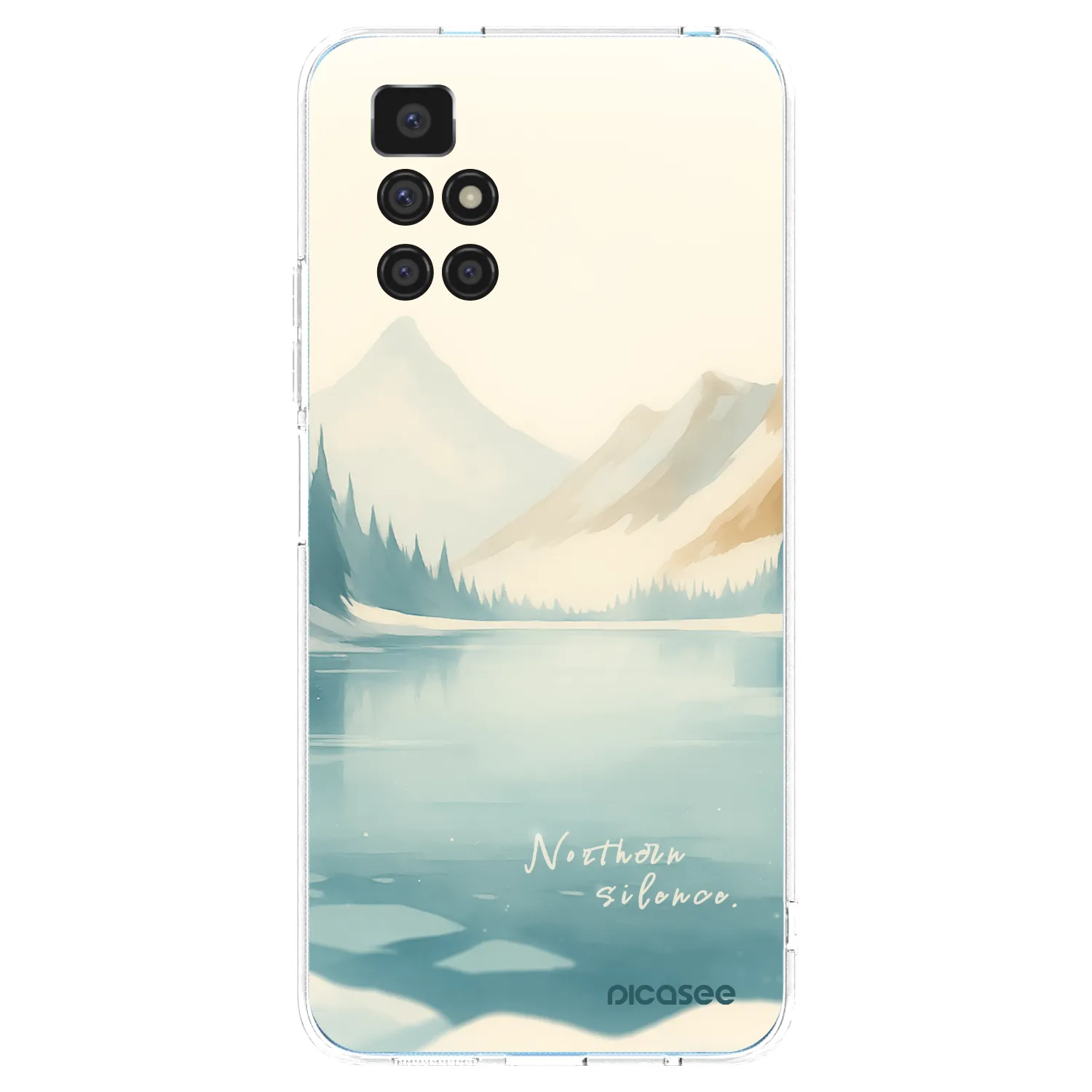 Picasee silikonska prozirna maskica za Xiaomi Redmi 10 - NOTHERN SILENCE