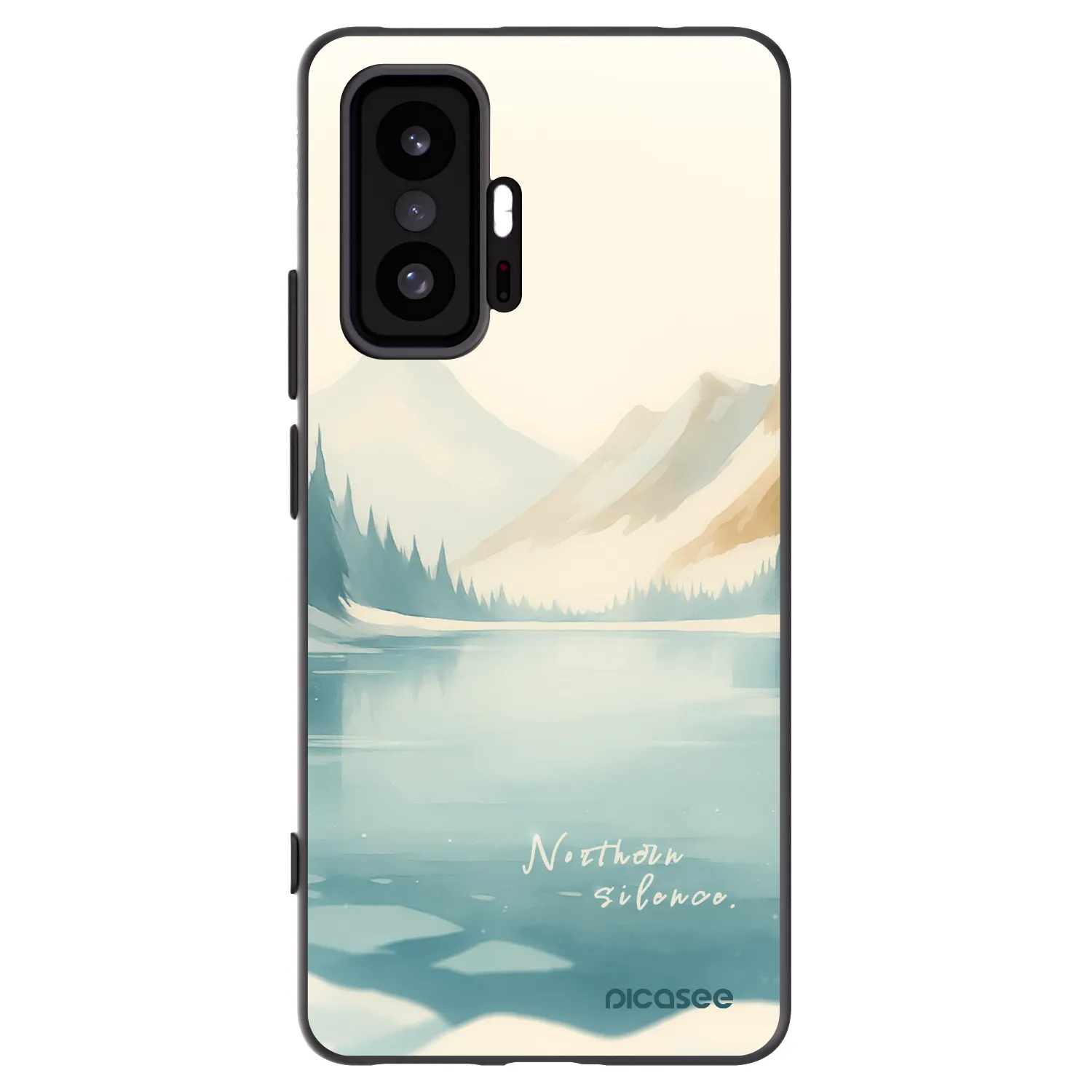 Picasee crna silikonska maskica za Xiaomi 11T Pro - NOTHERN SILENCE