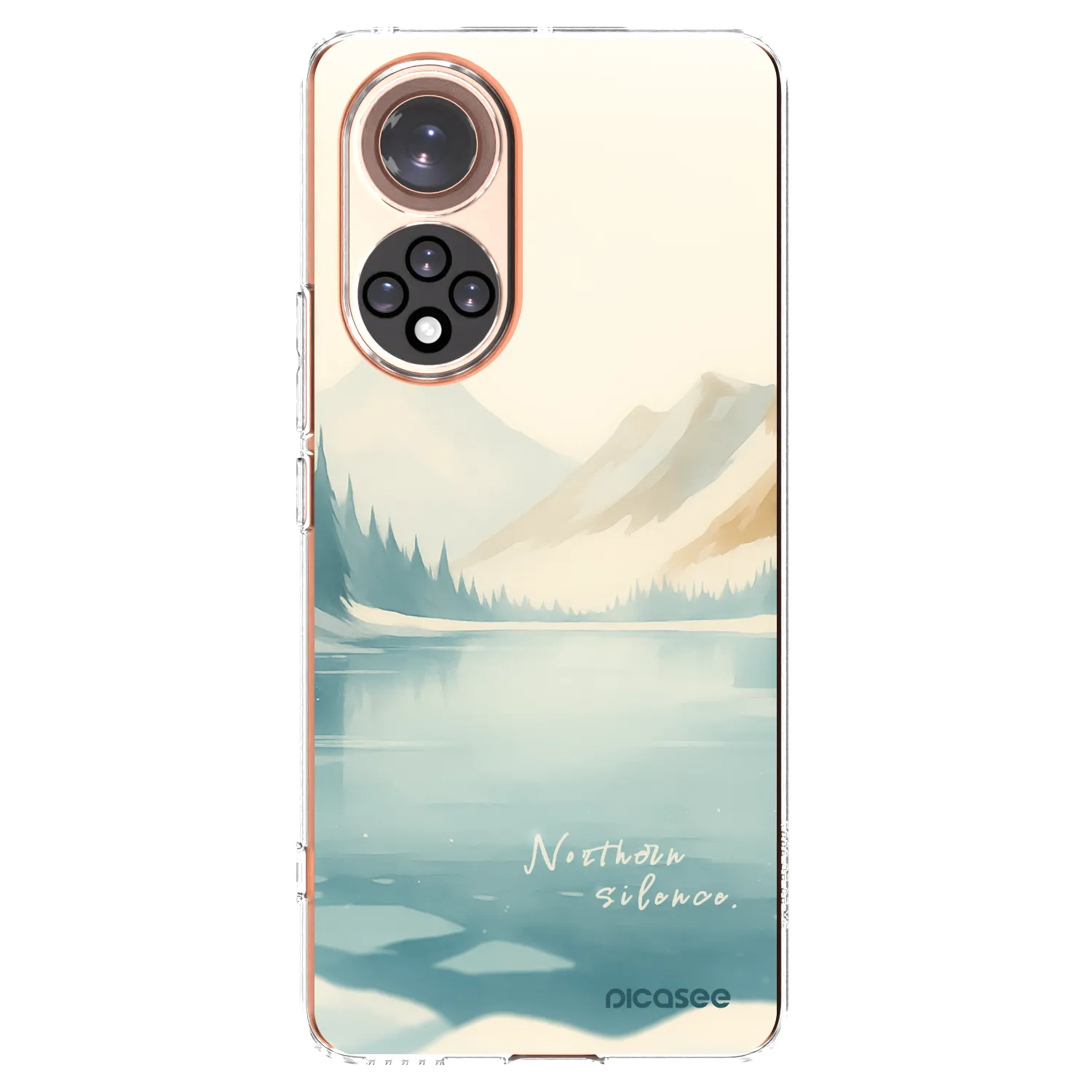 Picasee silikonska prozirna maskica za Honor 50 5G - NOTHERN SILENCE