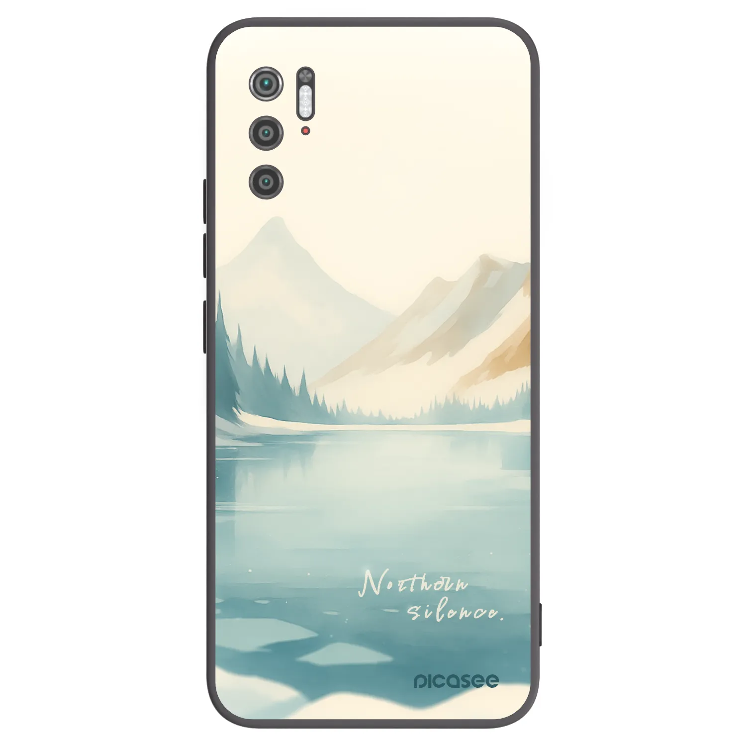 Picasee crna silikonska maskica za Xiaomi Poco M3 Pro 5G - NOTHERN SILENCE