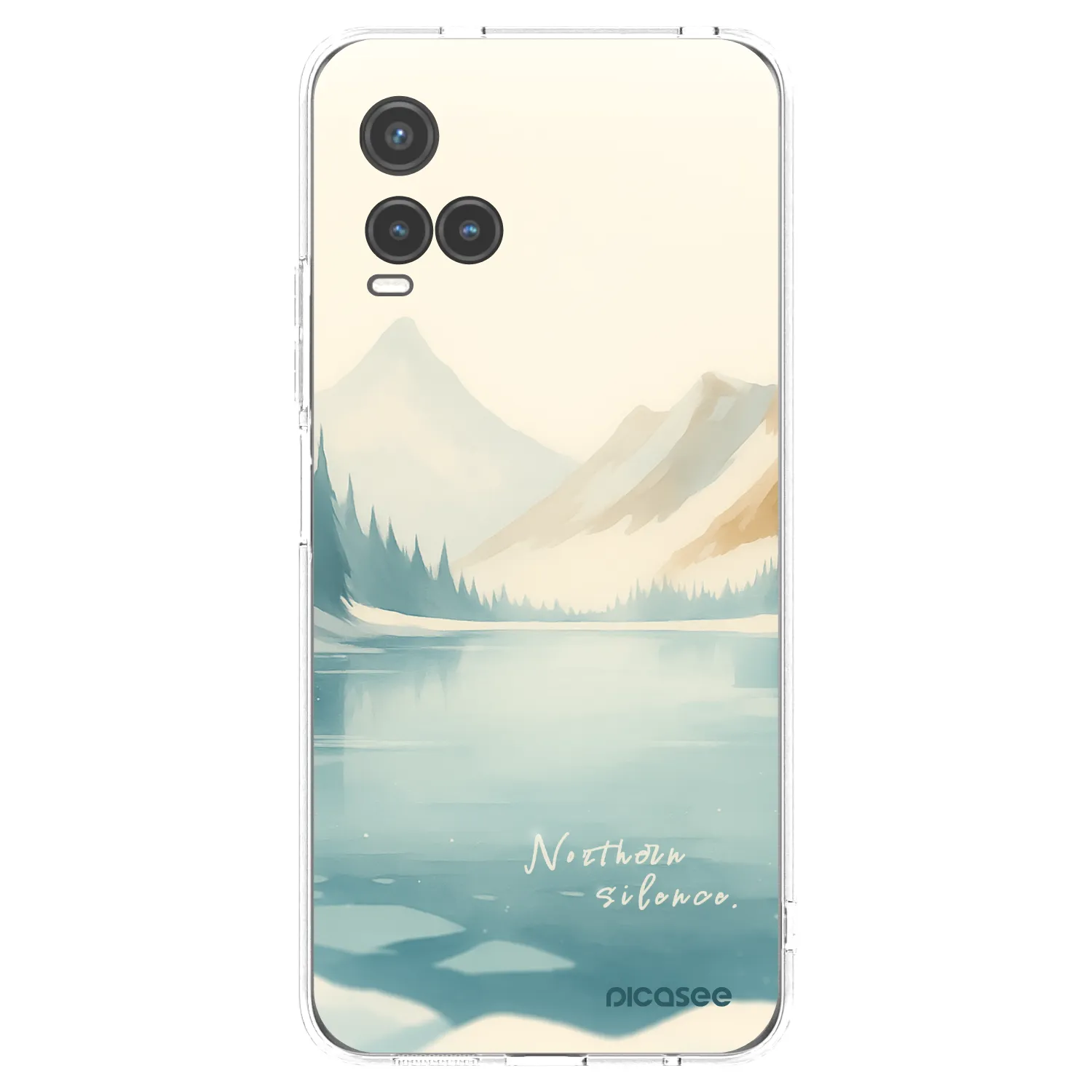 Picasee silikonska prozirna maskica za Vivo Y33s - NOTHERN SILENCE