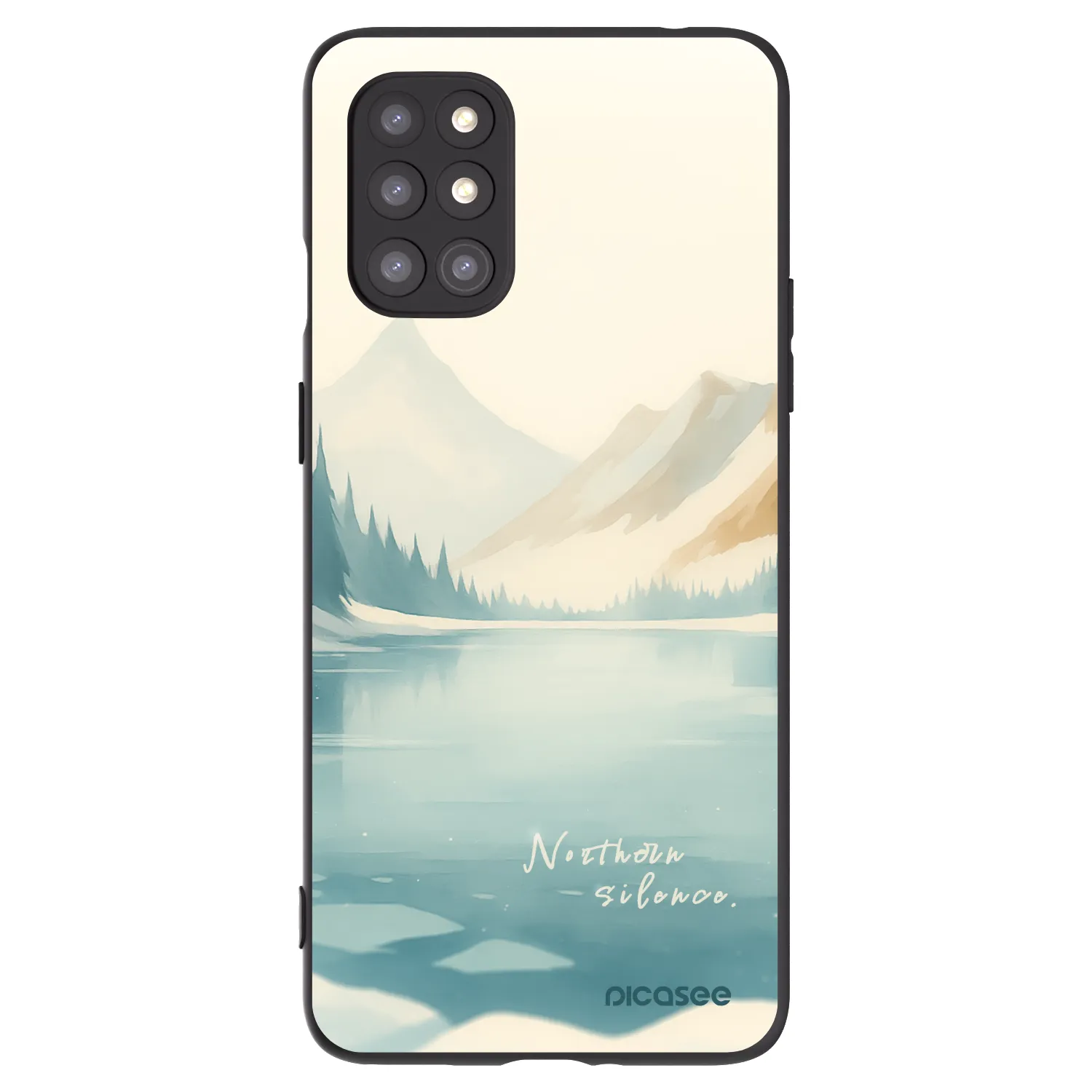 Picasee crna silikonska maskica za OnePlus 8T - NOTHERN SILENCE