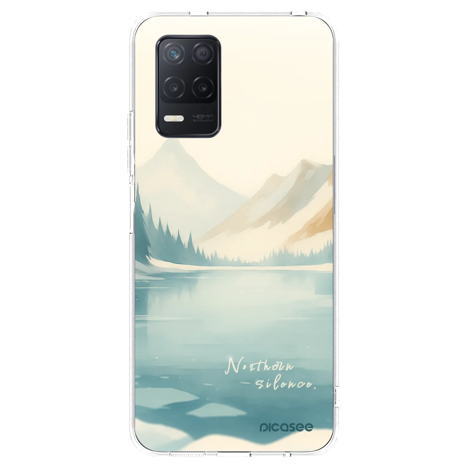 Picasee silikonska prozirna maskica za Realme 8 5G - NOTHERN SILENCE