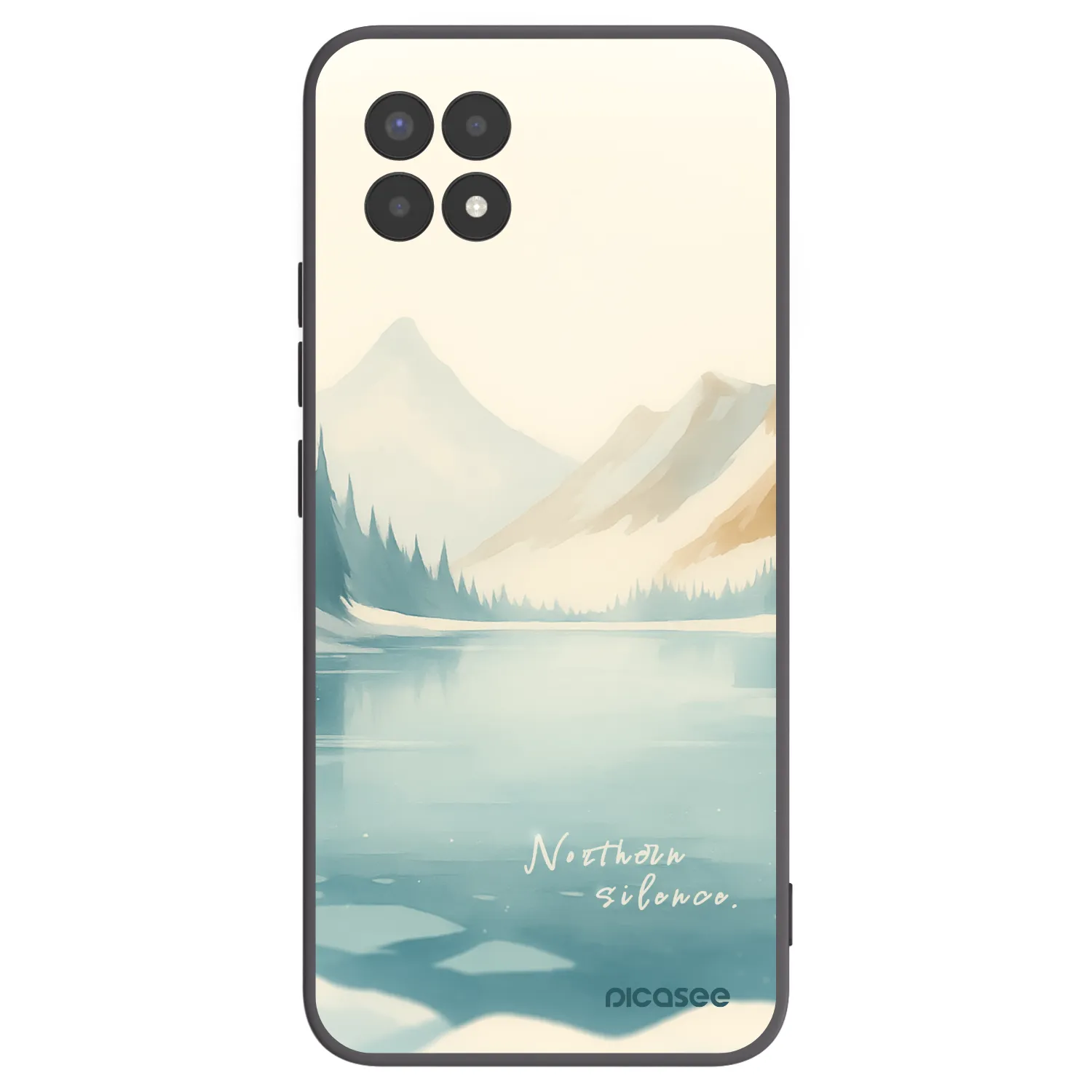 Picasee crna silikonska maskica za Realme 8i - NOTHERN SILENCE