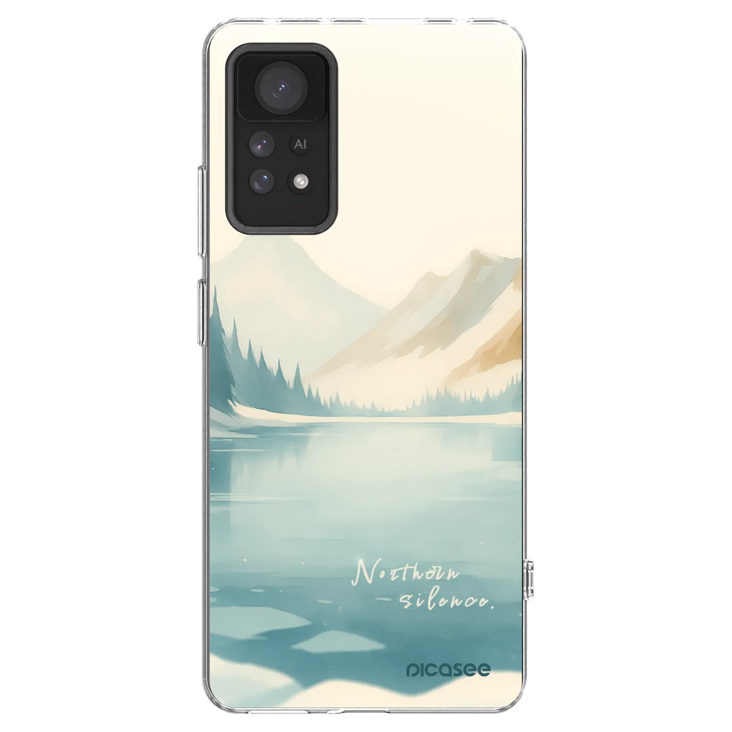 Picasee silikonska prozirna maskica za Xiaomi Redmi Note 11 Pro - NOTHERN SILENCE
