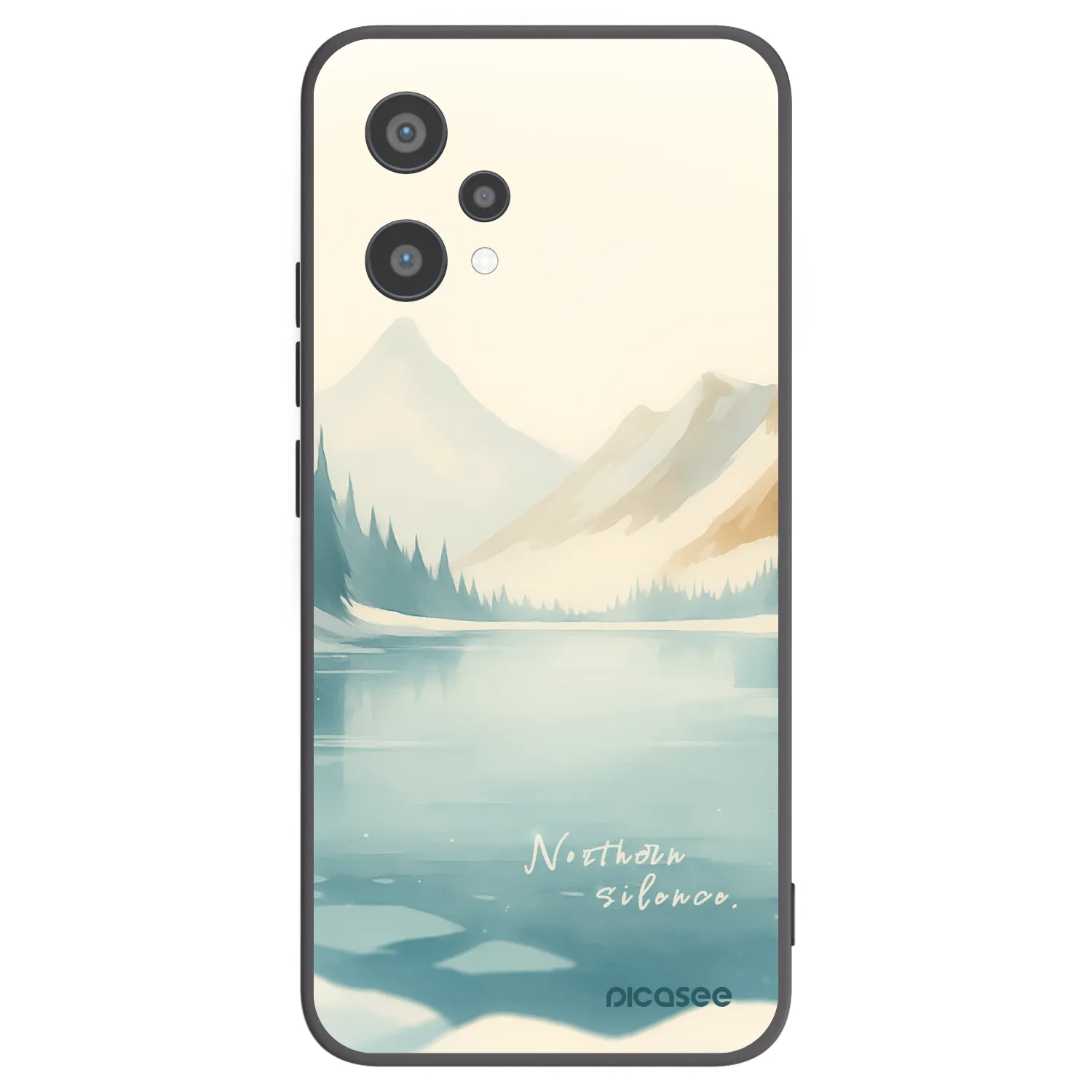Picasee crna silikonska maskica za Realme 9 Pro 5G - NOTHERN SILENCE