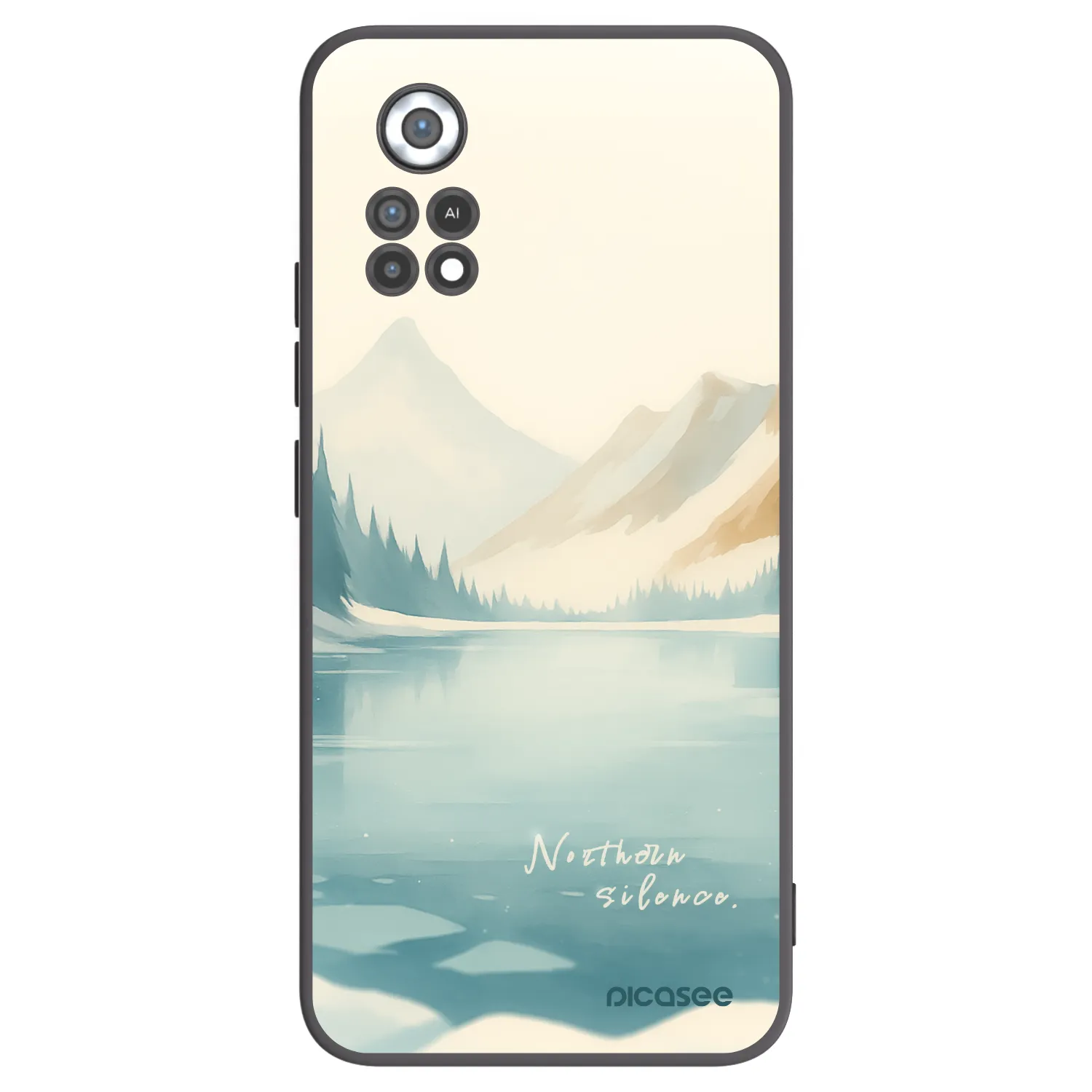 Picasee crna silikonska maskica za Xiaomi Poco X4 Pro 5G - NOTHERN SILENCE