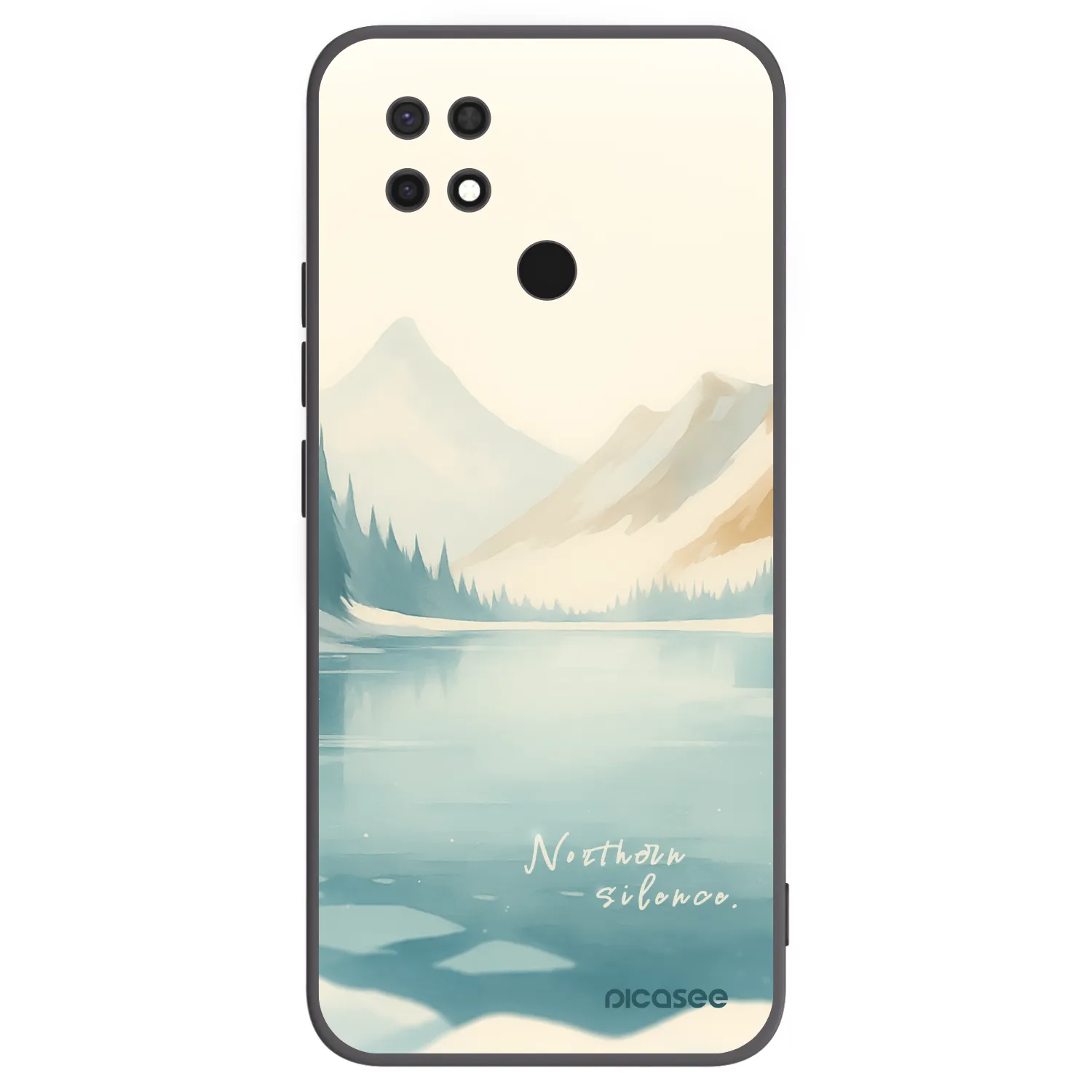 Picasee crna silikonska maskica za Xiaomi Redmi 10C - NOTHERN SILENCE