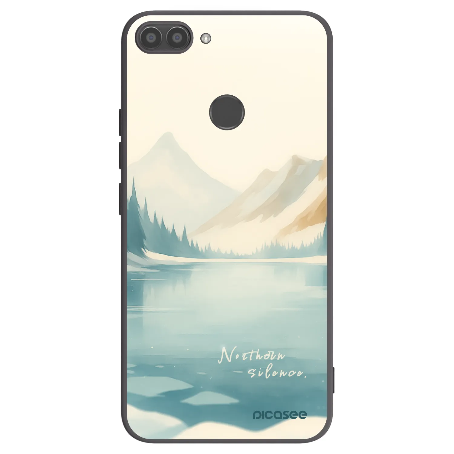 Picasee crna silikonska maskica za Huawei P Smart - NOTHERN SILENCE