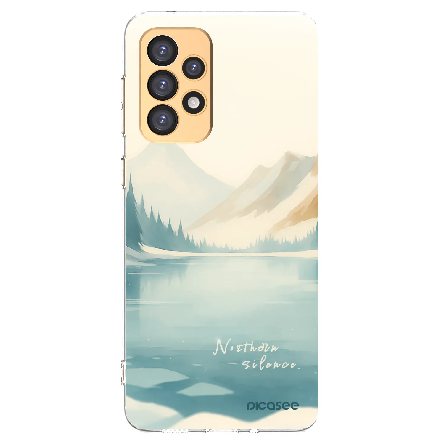 Picasee silikonska prozirna maskica za Samsung Galaxy A33 5G A336 - NOTHERN SILENCE