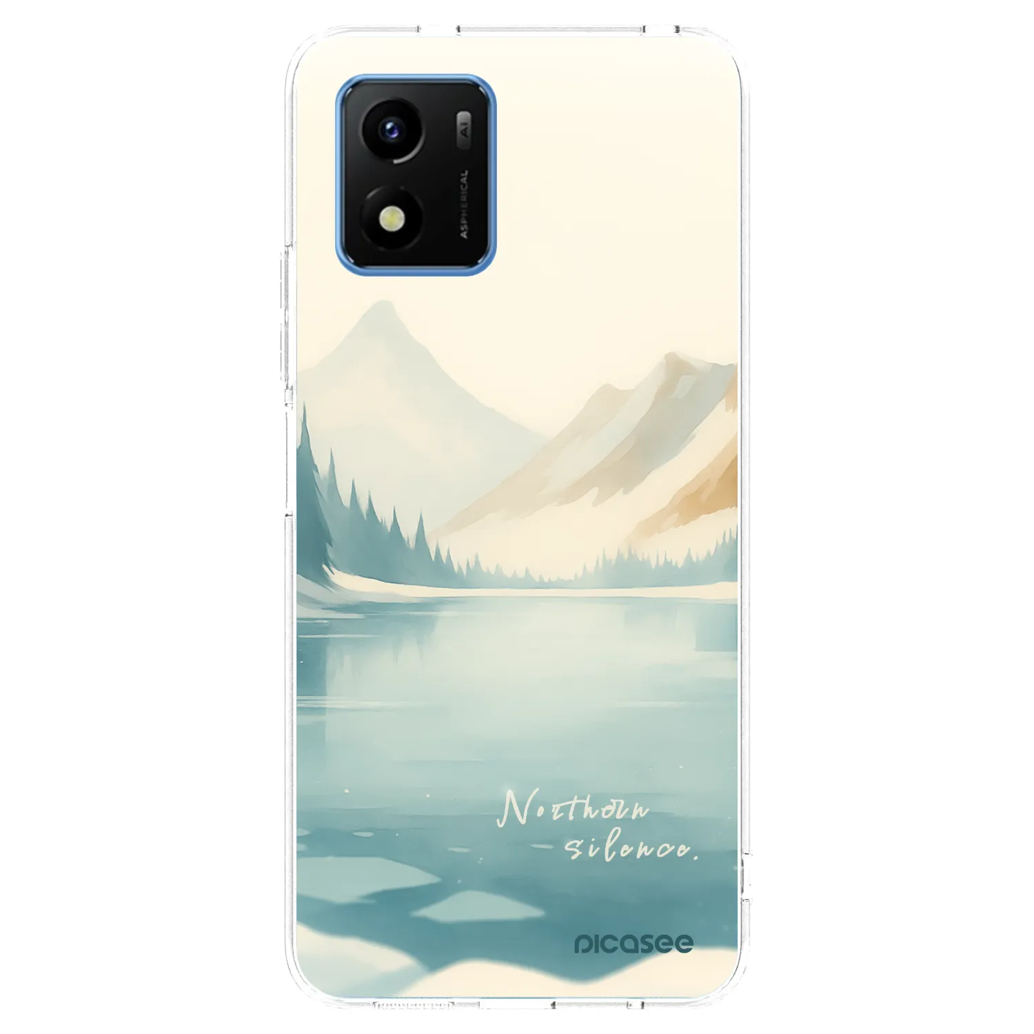 Picasee silikonska prozirna maskica za Vivo Y01 - NOTHERN SILENCE