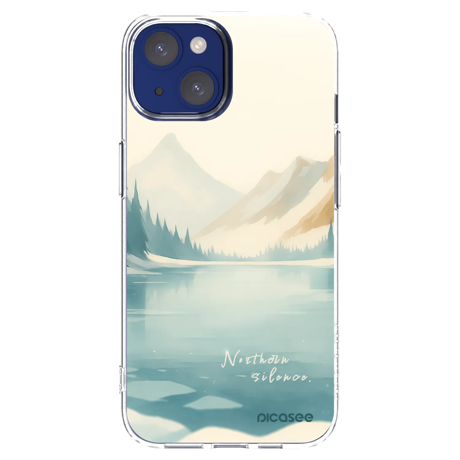 Picasee silikonska prozirna maskica za Apple iPhone 14 - NOTHERN SILENCE