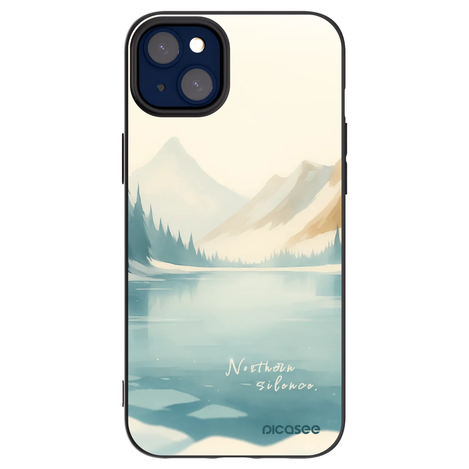 Picasee crna silikonska maskica za Apple iPhone 14 Plus - NOTHERN SILENCE