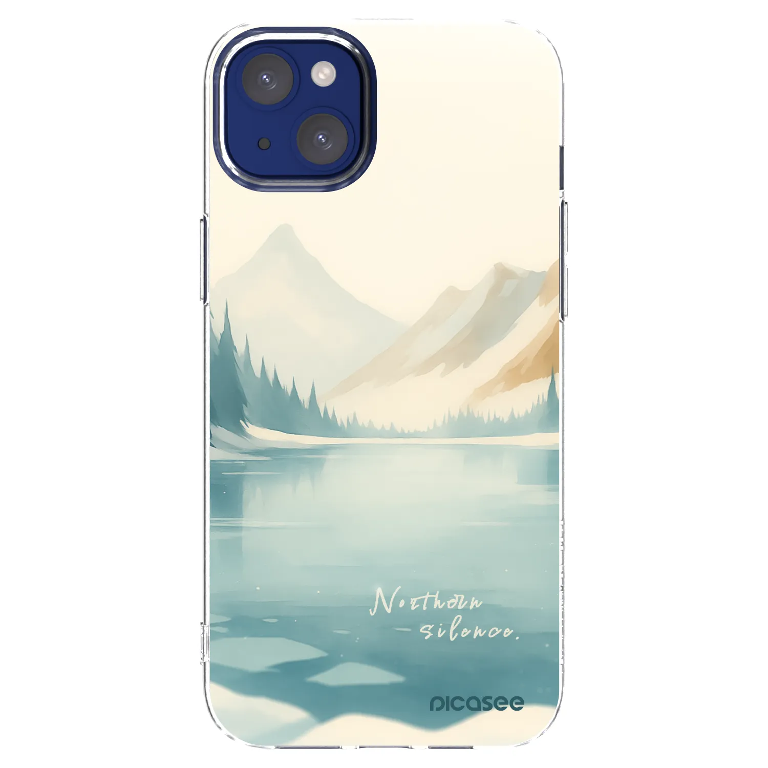 Picasee silikonska prozirna maskica za Apple iPhone 14 Plus - NOTHERN SILENCE